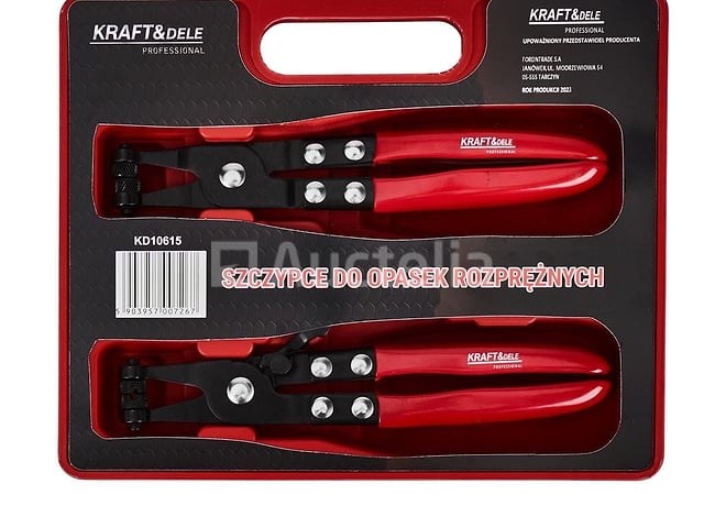 2 x kraft&dele 220 mm expansieriemklemmen - afbeelding 1 van  3