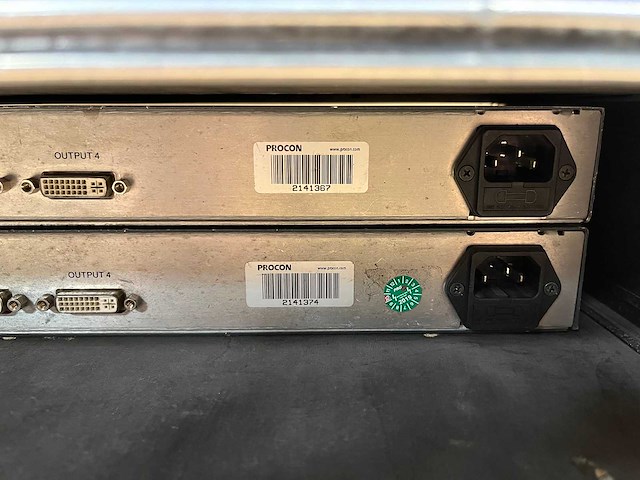 2 x kramer vm-4hdcp signal distribution dvi 1->4 - afbeelding 6 van  8