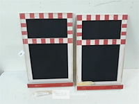 2 x krijtbord old look - afbeelding 2 van  3