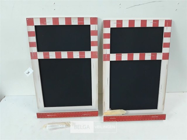 2 x krijtbord old look - afbeelding 2 van  3
