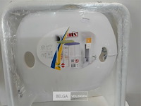 2 x kruk pvc zit met metalen pootjes - afbeelding 3 van  3