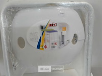 2 x kruk pvc zit met metalen pootjes - afbeelding 3 van  3