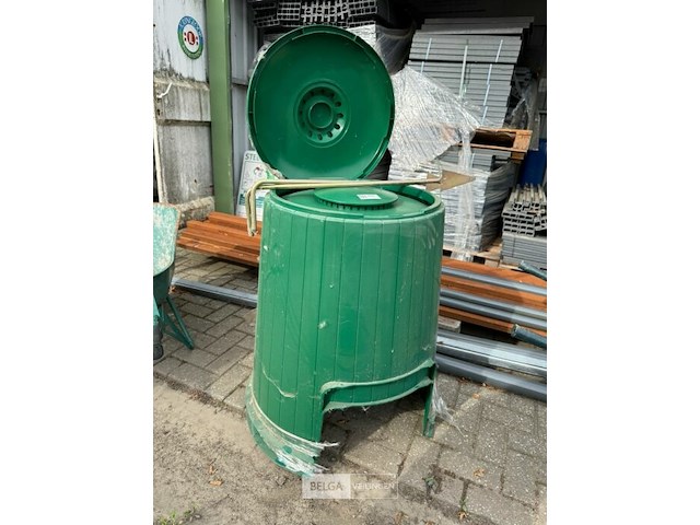 2 x kunststof compostvat - afbeelding 1 van  3