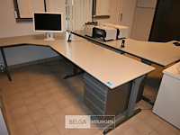 2 x l-vormige bureau - afbeelding 1 van  7
