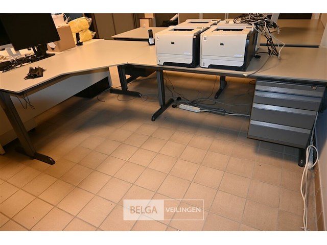 2 x l-vormige bureau - afbeelding 3 van  7