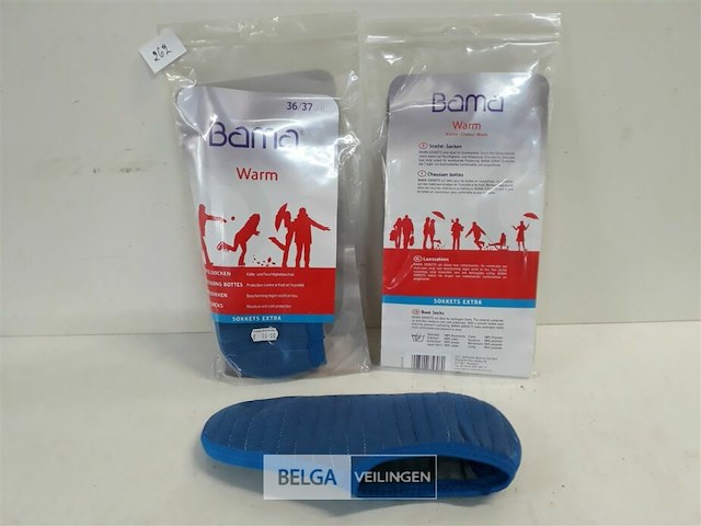 2 x laarssokken bama 36/37 - afbeelding 2 van  3