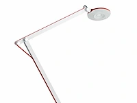 2 x lad italiaanse led design bureaulamp wit - afbeelding 7 van  9