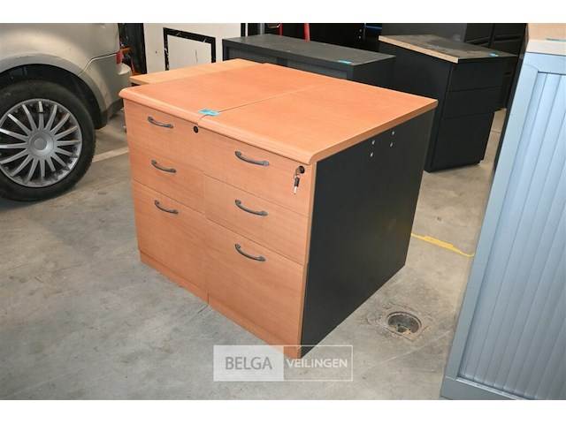 2 x ladeblok met 3 laden - afbeelding 1 van  4