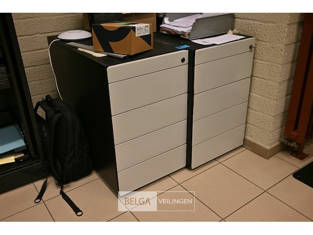 2 x ladenblok met 4 lades - afbeelding 1 van  4