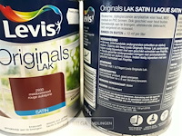2 x lakverf levis meidoornrood 0,75l - afbeelding 3 van  3