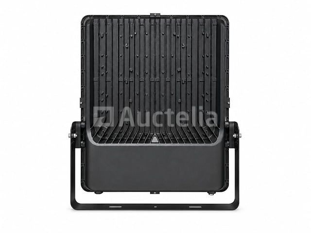 2 x led floodlight 400w – 6400k koud wit - zwart – ip65 – borneo-400 - afbeelding 1 van  5