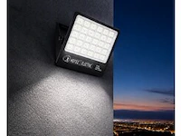 2 x led floodlight 400w – 6400k koud wit - zwart – ip65 – borneo-400