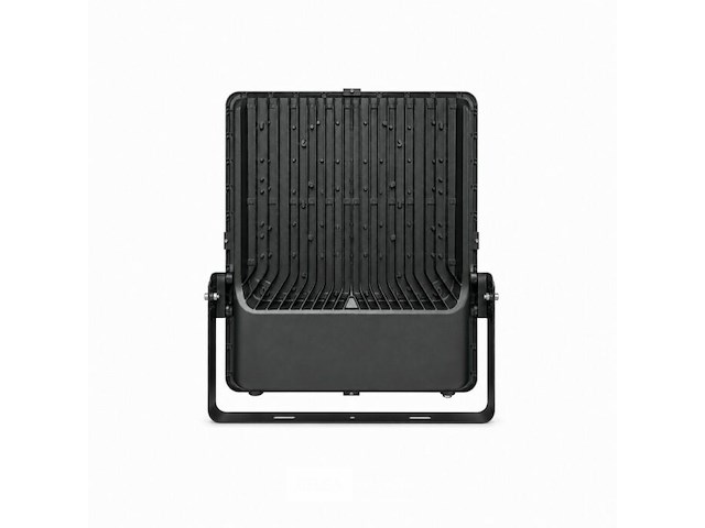 2 x led floodlight 400w – 6400k koud wit - zwart – ip65 – borneo-400 - afbeelding 4 van  6