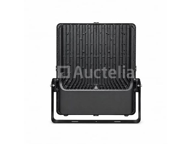 2 x led floodlight 500w – 6400k koud wit - zwart – ip65 – borneo-500 - afbeelding 1 van  5