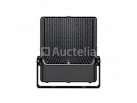 2 x led floodlight 500w – 6400k koud wit - zwart – ip65 – borneo-500 - afbeelding 1 van  5