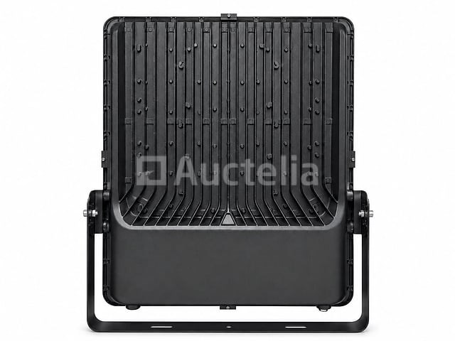 2 x led floodlight 500w – 6400k koud wit - zwart – ip65 – borneo-500 - afbeelding 2 van  5