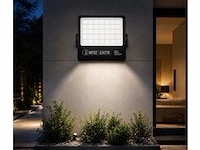 2 x led floodlight 500w – 6400k koud wit - zwart – ip65 – borneo-500