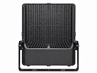 2 x led floodlight 500w – 6400k koud wit - zwart – ip65 – borneo-500 - afbeelding 4 van  6