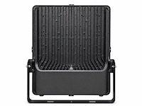 2 x led floodlight 500w – 6400k koud wit - zwart – ip65 – borneo-500 - afbeelding 3 van  5