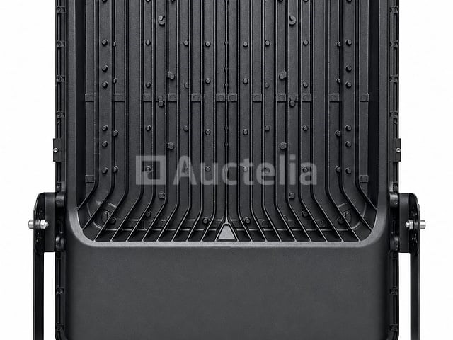 2 x led floodlight 600w – 6400k koud wit - zwart – ip65 – borneo-600 - afbeelding 1 van  5