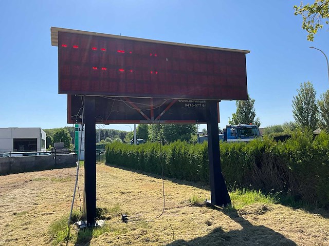 2 x led lichtreclame op zuil - afbeelding 13 van  17
