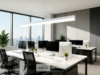 2 x led linear hanglamp 40w – 3cct instelbaar - wit – avenue 3cct - afbeelding 2 van  6