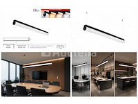 2 x led linear hanglamp 40w – 3cct instelbaar - zwart – avenue 3cct - afbeelding 2 van  5