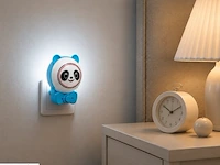2 x led nachtlamp 1w – 2cct instelbaar - panda design – ip20 – andy 2cct - afbeelding 2 van  6