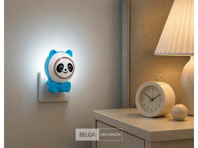 2 x led nachtlamp 1w – 2cct instelbaar - panda design – ip20 – andy 2cct - afbeelding 2 van  6