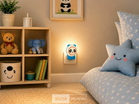 2 x led nachtlamp 1w – 2cct instelbaar - panda design – ip20 – andy 2cct - afbeelding 4 van  6