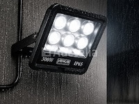 2 x led schijnwerper 300w – 6500k koud wit – ip65 – eyes-300 - afbeelding 1 van  5