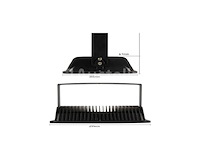 2 x led schijnwerper 300w – 6500kkoud wit – ip65 waterdicht - afbeelding 4 van  5