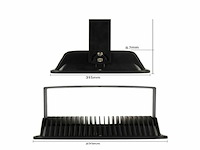 2 x led schijnwerper 300w – 6500kkoud wit – ip65 waterdicht - afbeelding 5 van  6