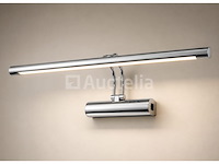 2 x led spiegel / schilderijlamp 12w – 4200k neutraal wit - chroom – ip45 – anka-12 - afbeelding 4 van  5