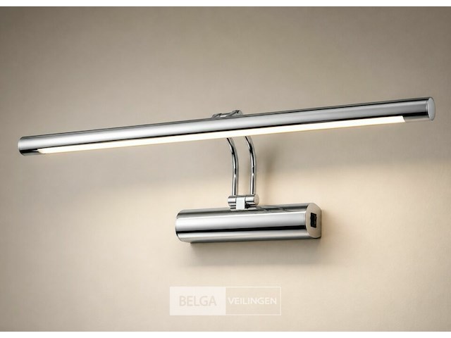 2 x led spiegel / schilderijlamp 12w – 4200k neutraal wit - chroom – ip45 – anka-12 - afbeelding 3 van  6