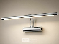 2 x led spiegel / schilderijlamp 12w – 4200k neutraal wit - chroom – ip45 – anka-12 - afbeelding 3 van  6