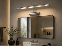 2 x led spiegel / schilderijlamp 12w – 4200k neutraal wit - chroom – ip45 – anka-12 - afbeelding 4 van  6