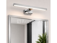 2 x led spiegel / schilderijlamp 12w – 4200k neutraal wit - chroom – ip45 – leylek-12 - afbeelding 3 van  5