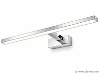 2 x led spiegel / schilderijlamp 12w – 4200k neutraal wit - chroom – ip45 – leylek-12 - afbeelding 2 van  5