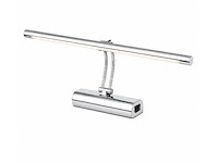 2 x led spiegel / schilderijlamp 8w – 4200k neutraal wit - chroom – ip45 – anka-8 - afbeelding 2 van  5