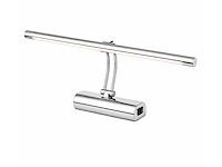 2 x led spiegel / schilderijlamp 8w – 4200k neutraal wit - chroom – ip45 – anka-8 - afbeelding 2 van  5