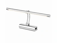 2 x led spiegel / schilderijlamp 8w – 4200k neutraal wit - chroom – ip45 – anka-8 - afbeelding 2 van  5