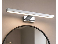 2 x led spiegel / schilderijlamp 8w – 4200k neutraal wit - chroom – ip45 – leylek-8 - afbeelding 3 van  5
