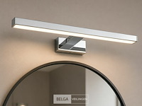 2 x led spiegel / schilderijlamp 8w – 4200k neutraal wit - chroom – ip45 – leylek-8 - afbeelding 4 van  6
