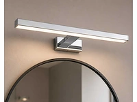 2 x led spiegel / schilderijlamp 8w – 4200k neutraal wit - chroom – ip45 – leylek-8 - afbeelding 3 van  5
