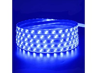 2 x led strip – 25 meter – 10w/m – blauw & koud wit – ip65 waterdicht - afbeelding 2 van  5