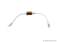 2 x led strip – 25 meter – 10w/m – blauw & koud wit – ip65 waterdicht - afbeelding 5 van  5