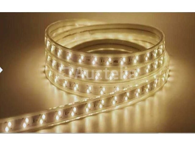 2 x led strip – 25 meter – 10w/m – blauw & warm wit – ip65 waterdicht - afbeelding 1 van  5