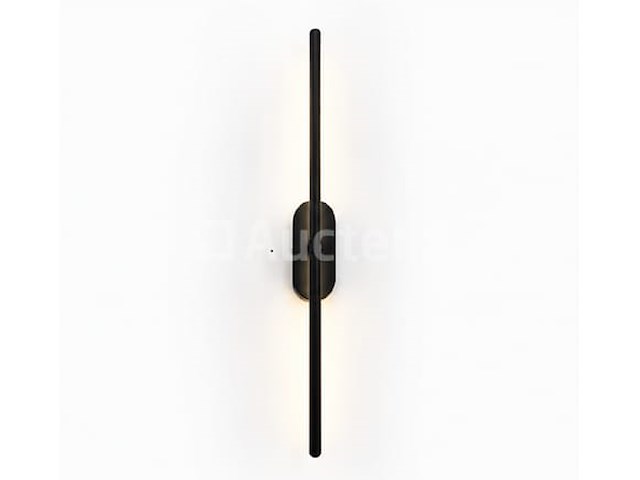 2 x led wandlamp 10w – 4200k neutraal wit - zwart – ip20 – salda-10 - afbeelding 1 van  5