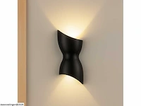 2 x led wandlamp – torso design – 10w – 3500k neutraal wit – sw-159 - afbeelding 4 van  5